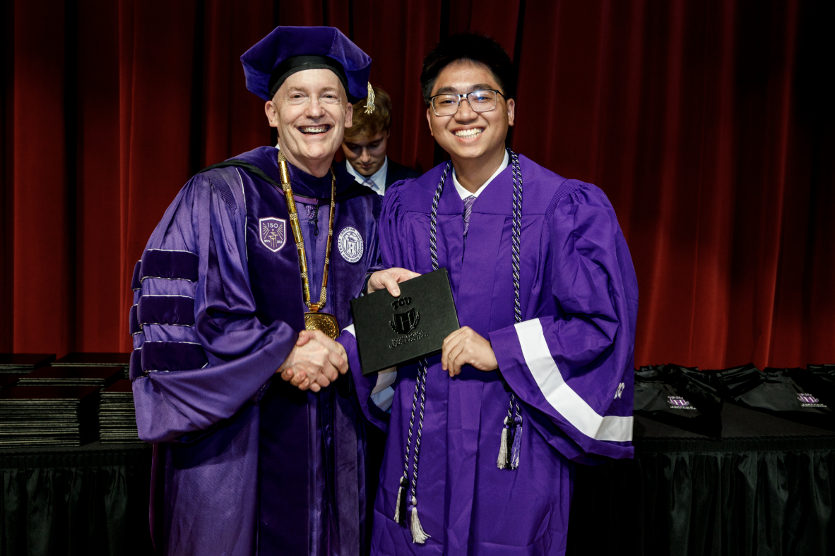 Duc Toan Nguyen TCU Graduation