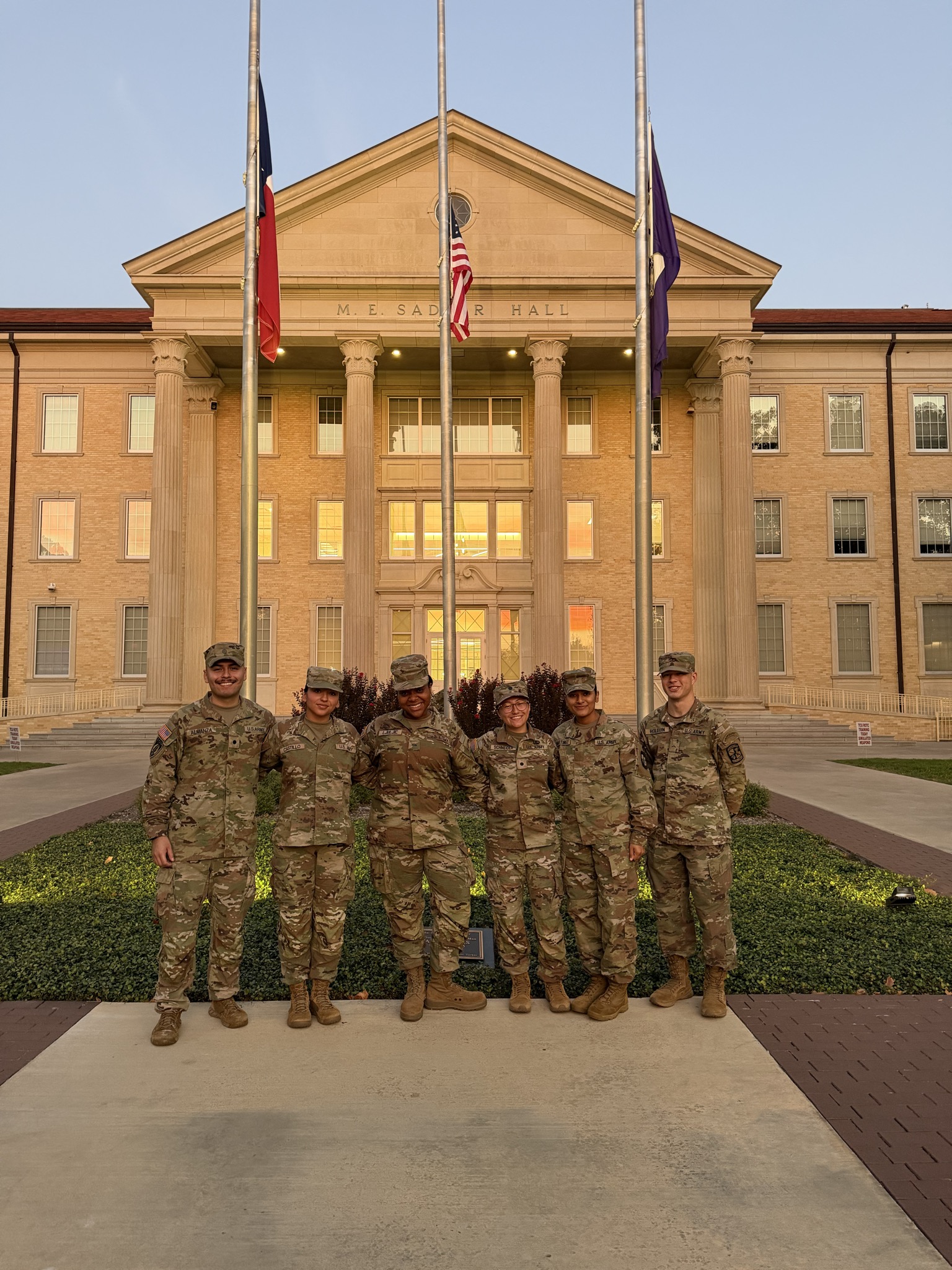 Sadler Hall military group Gustavo Almanza