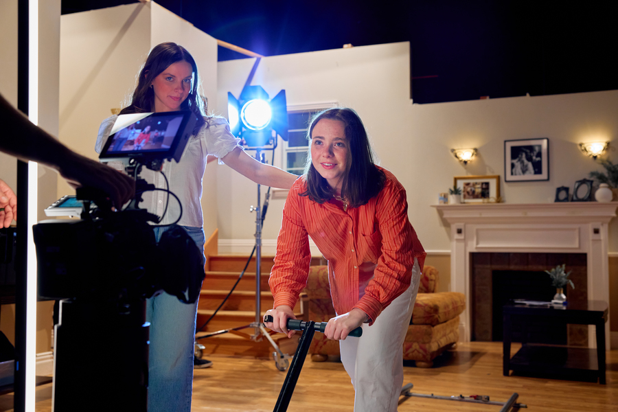 TCU students gain hands-on experience working behind the camera.