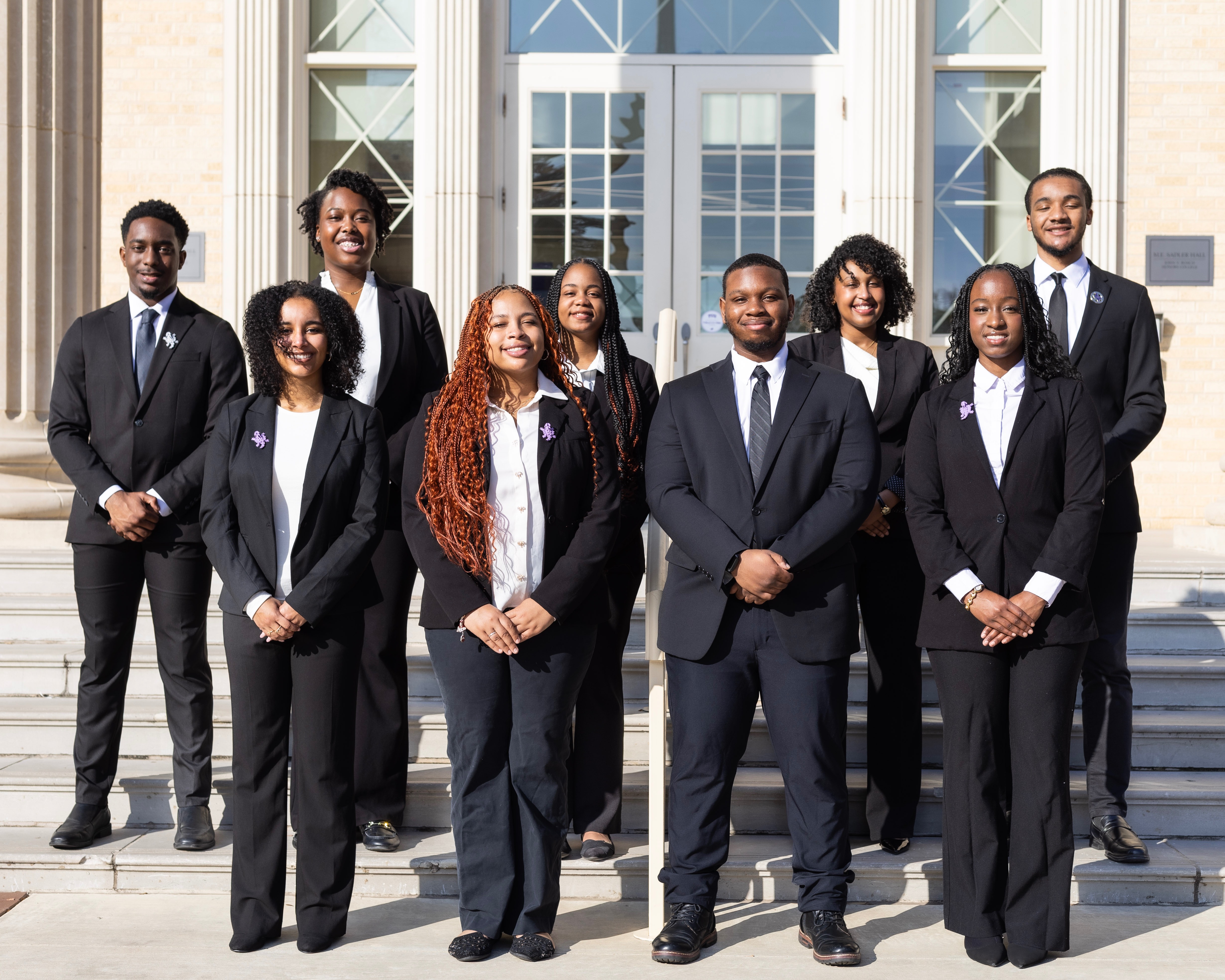 King with the TCU Black Student Association