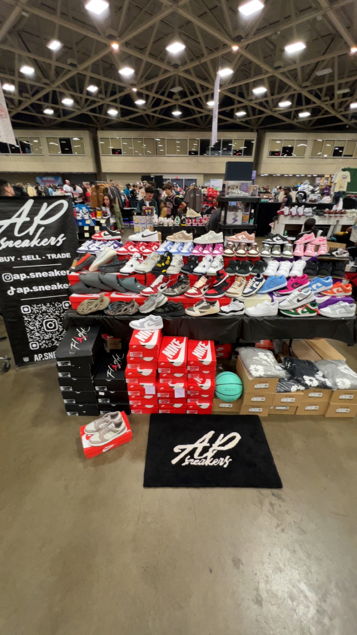 AP Sneakers at a pop up