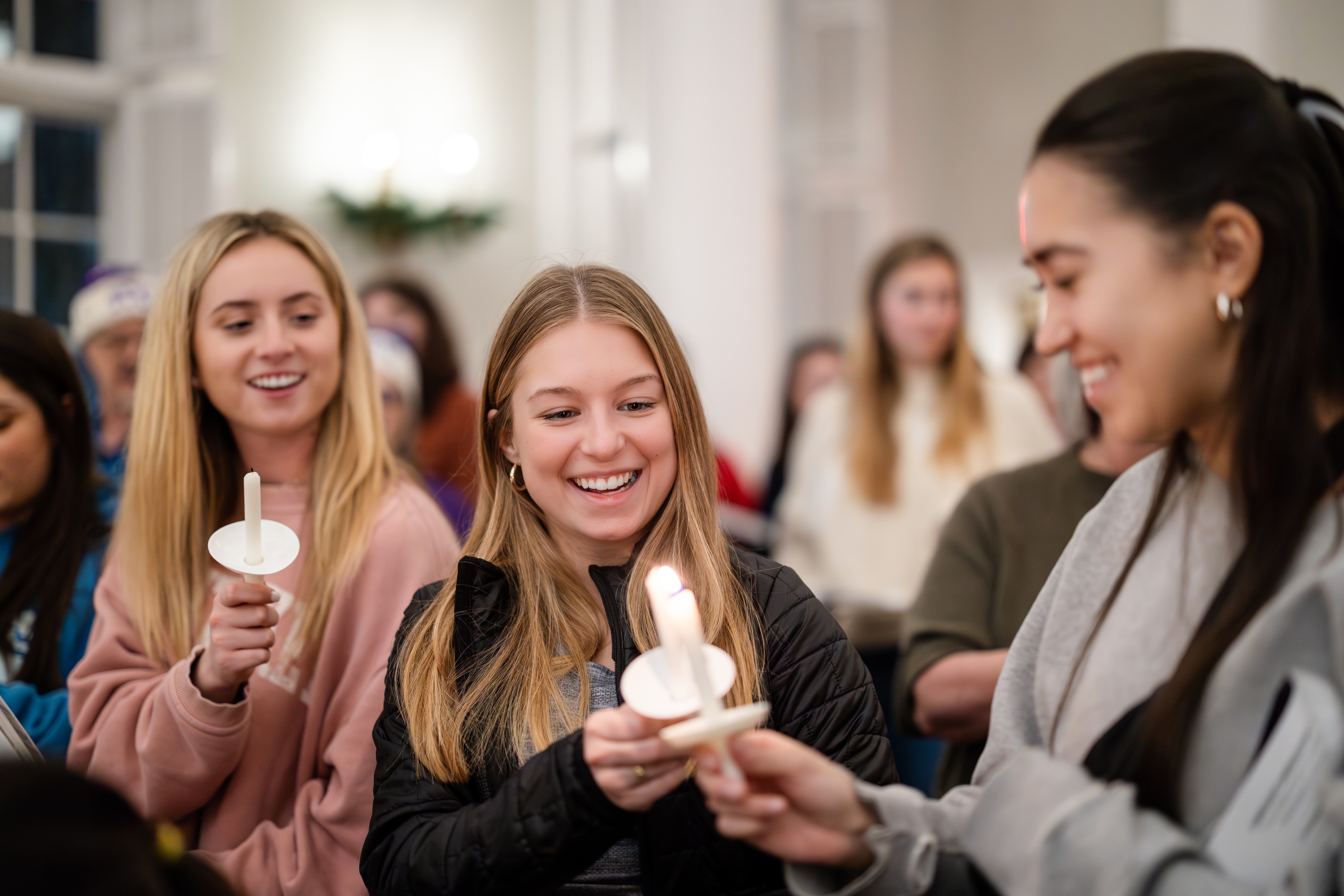 Carols by Candlelight, December 2023 The TCU community gathers to celebrate Christmas with the annual Carols by Candlelight held at Robert Carr Chapel. Photo by James Anger, December 11, 2023.