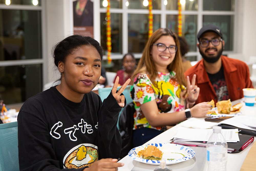 International students in TCU's Intercultural Center