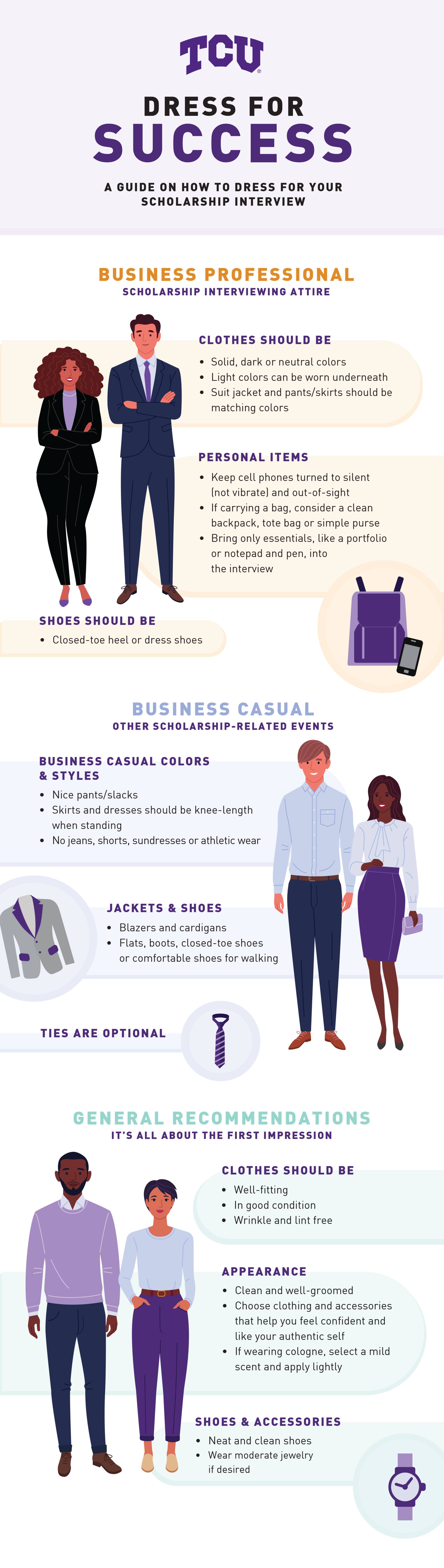 TCU Interview Tips - Dress for Success