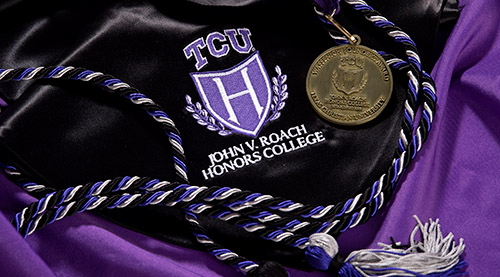 Honors stole, cords and medal