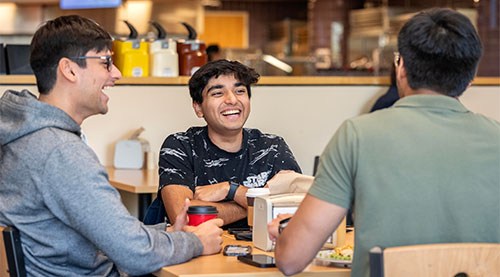 International Students at TCU's Market Square Dining Hall